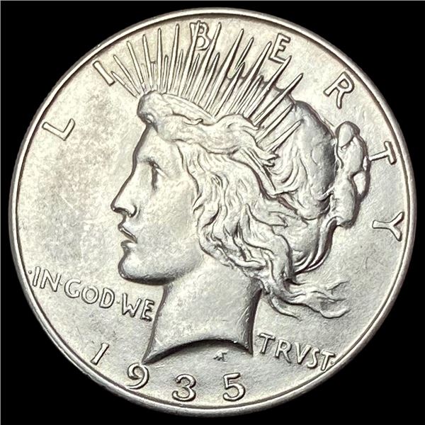 1935-S Silver Peace Dollar CLOSELY  UNCIRCULATED