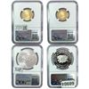 Image 2 : [4 Coins]1997 Jackie Robinson Silver Dollar&Gold$5 NGC PF/MS69 Ultra Cameo