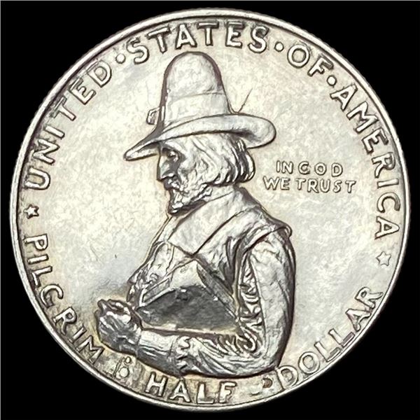 1920 Silver Pilgrim Half Dollar UNCIRCULATED