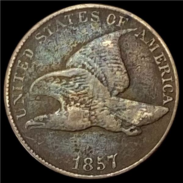 1857 Flying Eagle Cent LIGHTLY CIRCULATED