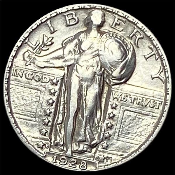 1928-D Standing Liberty Silver Quarter  CLOSELY UNCIRCULATED