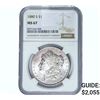 Image 1 : 1880-S Morgan Silver Dollar NGC MS67