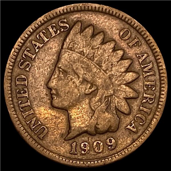 1909 Indian Head Cent NICELY CIRCULATED