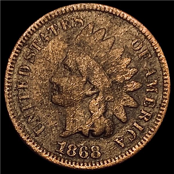 1868 Indian Head Cent LIGHTLY CIRCULATED