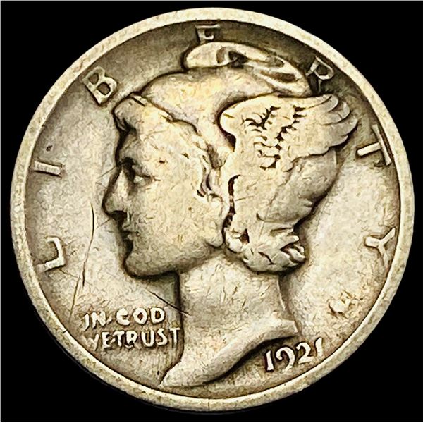 1921 Silver Mercury Dime HIGH GRADE