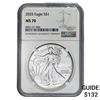 Image 1 : 2025 Silver Eagle NGC MS70