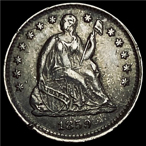 1859-O Seated Liberty Half Dime NEARLY  UNCIRCULATED