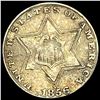 Image 1 : 1856 Silver Three-Cent Piece NEARLY  UNCIRCULATED