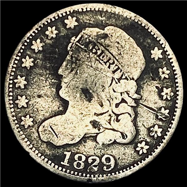 1829 Capped Bust Half Dime NICELY CIRCULATED