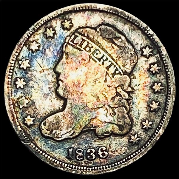 1836 Capped Bust Half Dime NICELY CIRCULATED