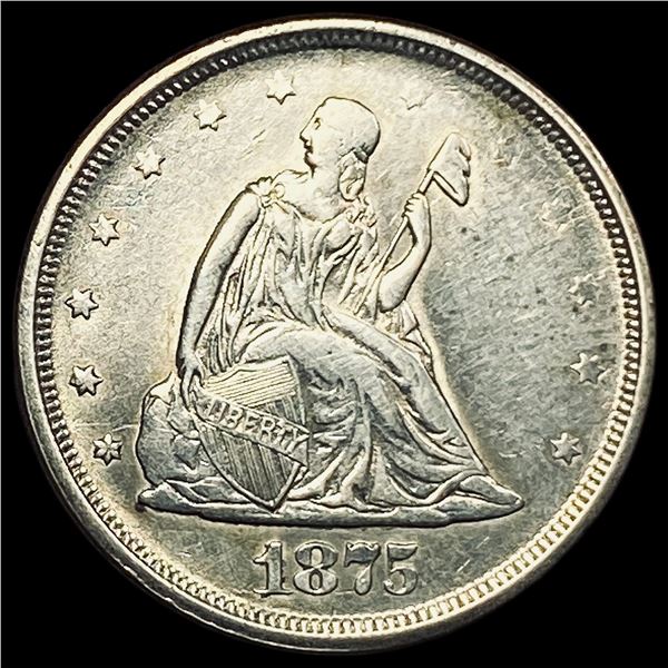 1875-S Twenty Cent Piece CLOSELY UNCIRCULATED
