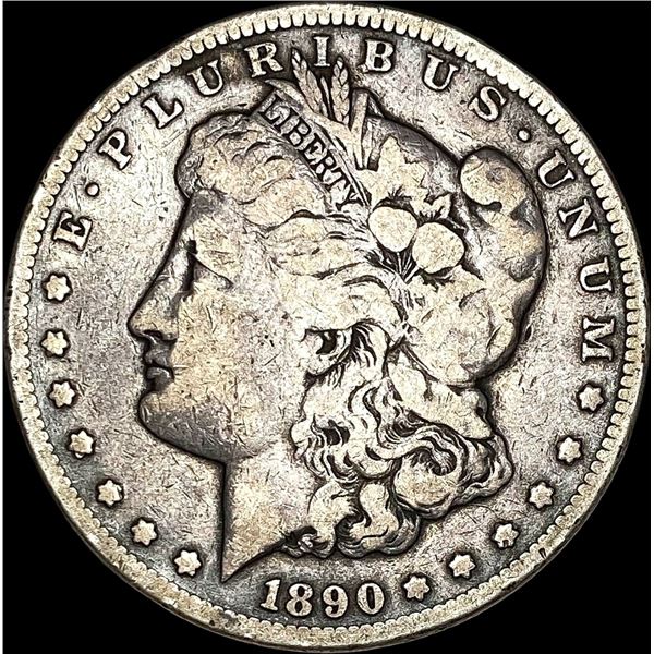 1890-CC Silver Morgan Dollar LIGHTLY  CIRCULATED