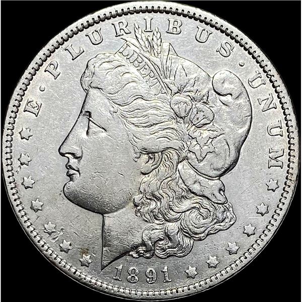 1891-O Morgan Silver Dollar NEARLY UNCIRCULATED