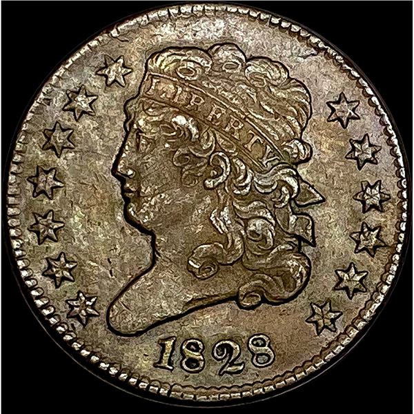 1828 Classic Head Half Cent CLOSELY  UNCIRCULATED
