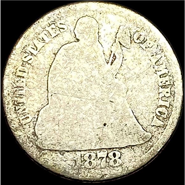 1878-CC Silver Dime NICELY CIRCULATED