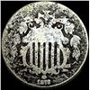 Image 1 : 1872 Shield Nickel NICELY CIRCULATED