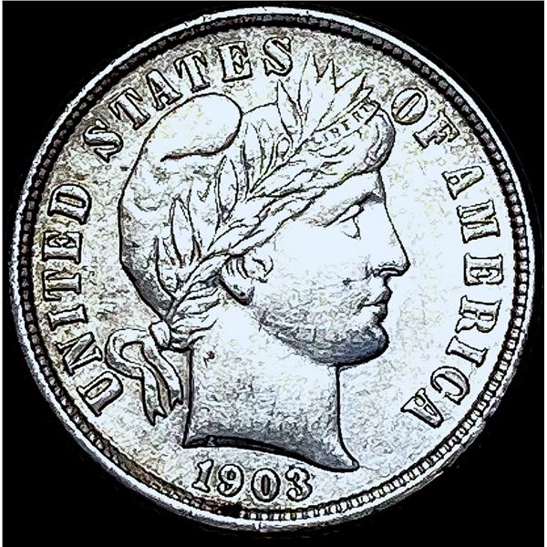 1903-O Silver Barber Dime CHOICE AU