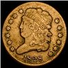 Image 1 : 1828 Classic Head Half Cent ABOUT  UNCIRCULATED