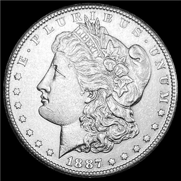 1887-S Silver Morgan Dollar CHOICE AU