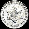 Image 1 : 1853 Silver Three-Cent Piece ABOUT  UNCIRCULATED