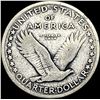 Image 2 : 1917-D Type 1 Standing Liberty Quarter  LIGHTLY CIRCULATED