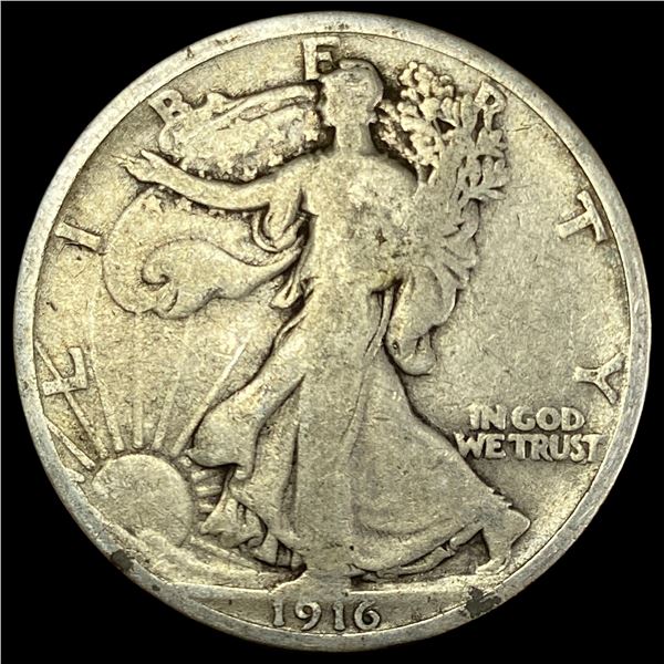1916 Walking Liberty Half Dollar UNCIRCULATED