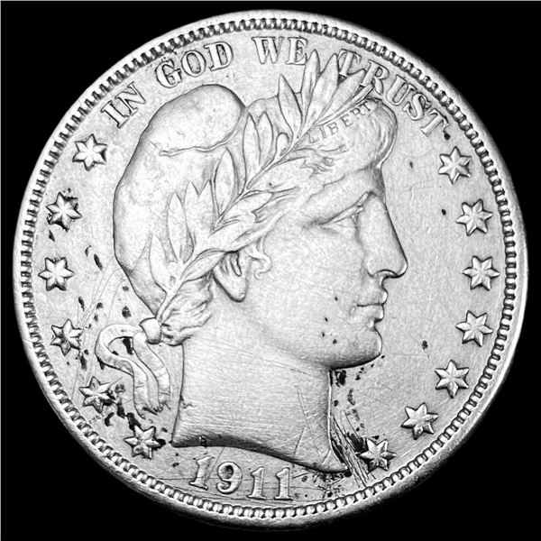 1911-D Silver Barber Half Dollar HIGH GRADE