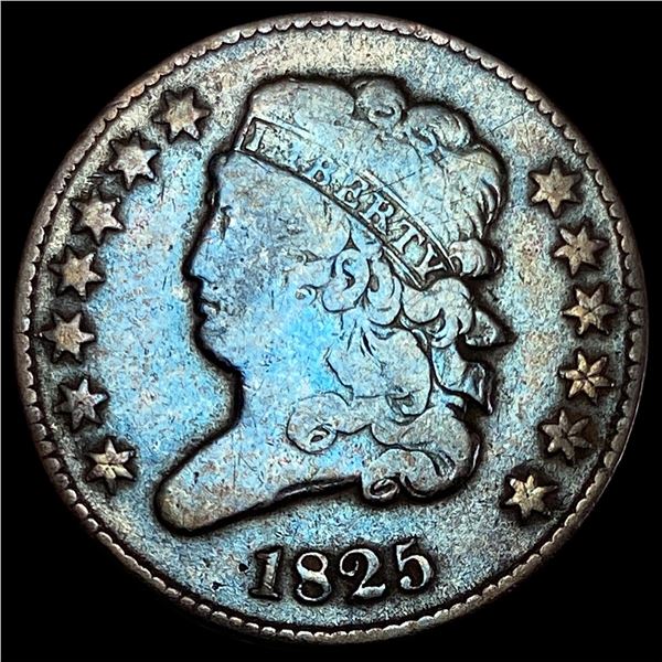 1825 Classic Head Half Cent LIGHTLY  CIRCULATED