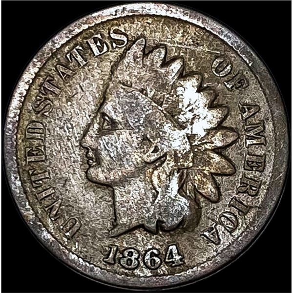 1864 Copper-Nickel Indian Head Cent NICELY  CIRCULATED