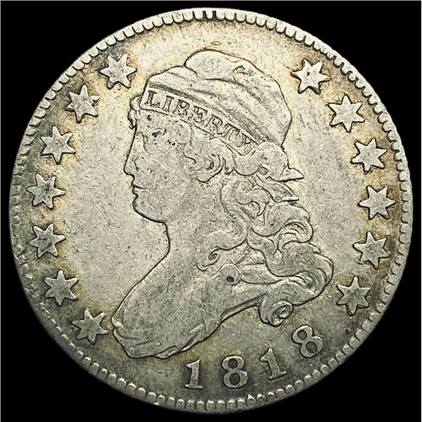 1818 Capped Bust Quarter LIGHTLY CIRCULATED