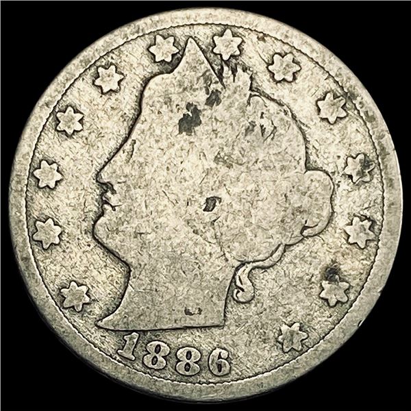 1886 Liberty Head Nickel NICELY CIRCULATED
