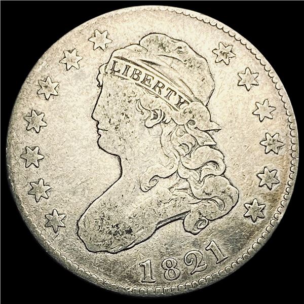 1821 Capped Bust Quarter LIGHTLY CIRCULATED