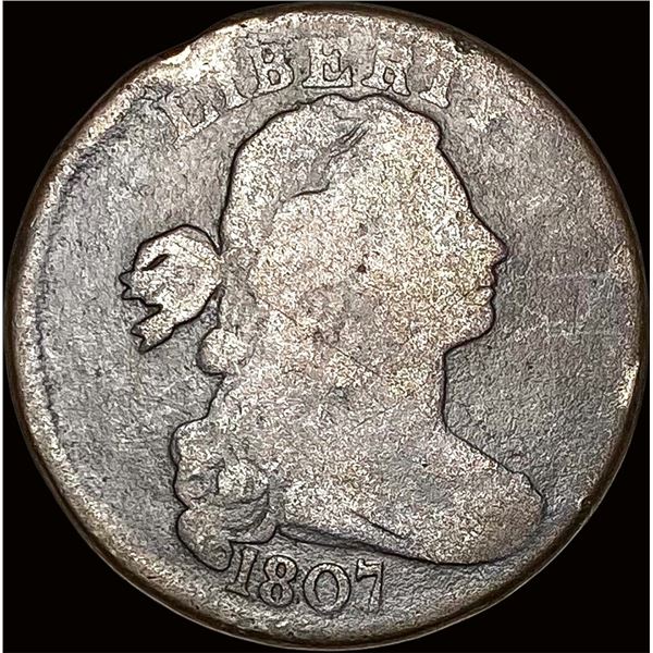 1807 Draped Bust Large Cent NICELY CIRCULATED