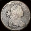 Image 1 : 1807 Draped Bust Large Cent NICELY CIRCULATED