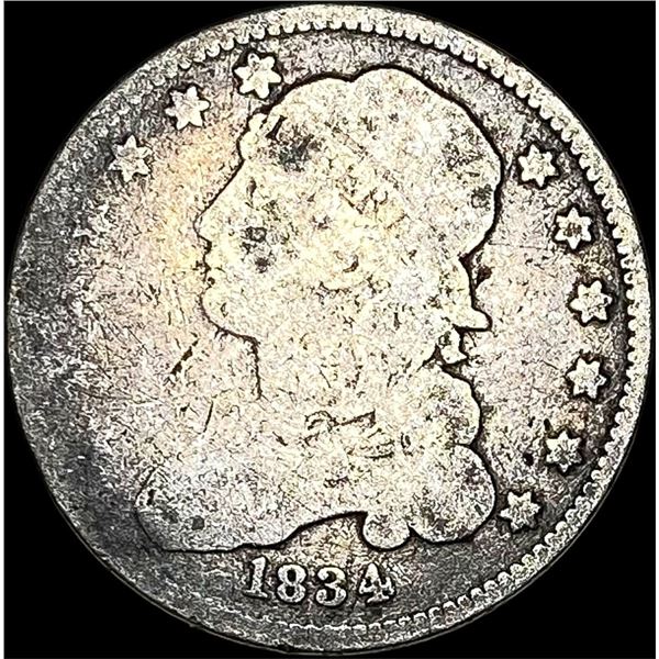 1834 Capped Bust Quarter LIGHTLY CIRCULATED