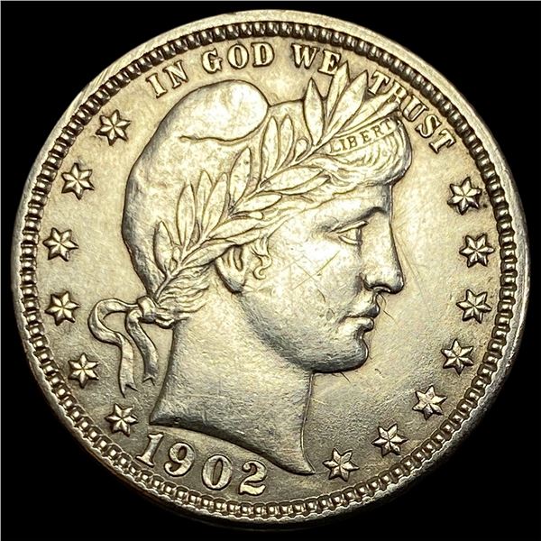 1902-O Silver Barber Quarter UNCIRCULATED