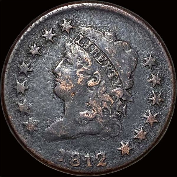 1812 Classic Head Large Cent NEARLY  UNCIRCULATED