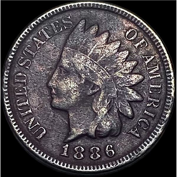 1886 Indian Head Cent LIGHTLY CIRCULATED