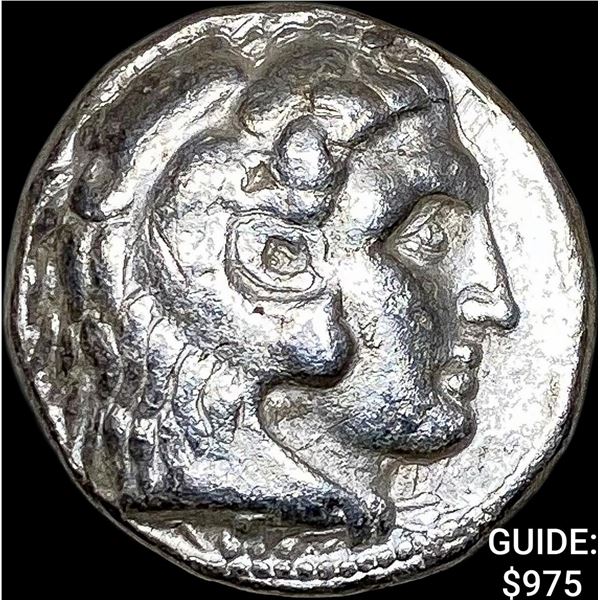 Macedonian Alex. III 336-323 Silver Tetradrachm CLOSELY UNCIRCULATED