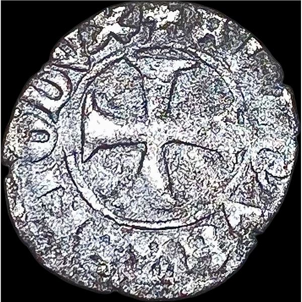 14th-15th Cent. Venetian Republic SIlver Toresello NEARLY UNCIRCULATED