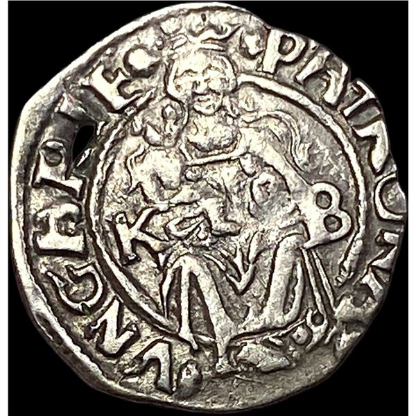1540-1590 Hungary Madonna&Child Silver Denar CLOSELY UNCIRCULATED