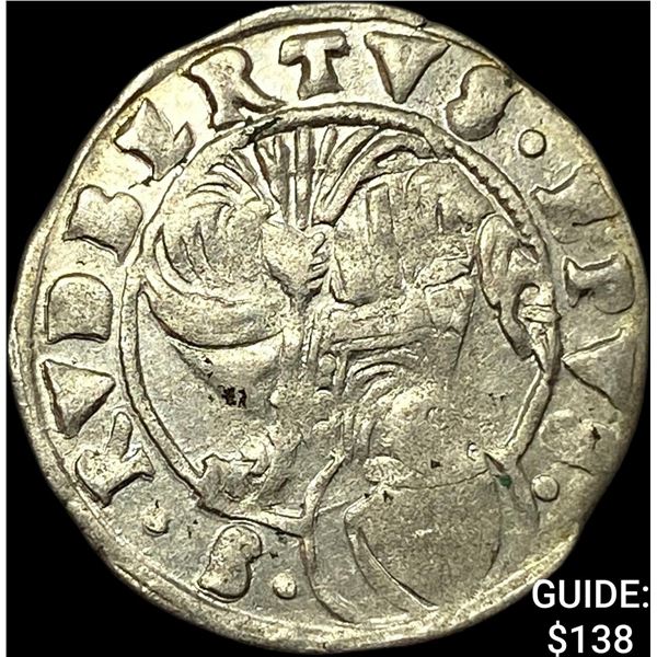 1300-1450 Salzburg Silver Groshen CLOSELY UNCIRCULATED