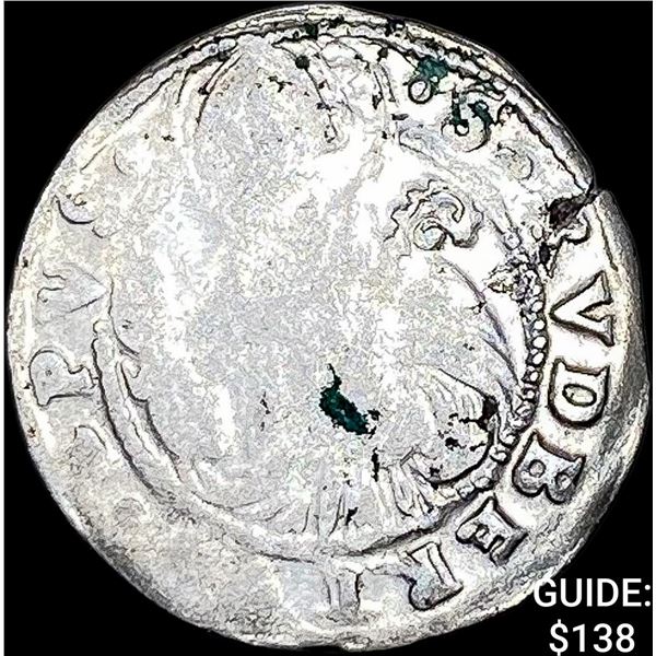1300-1450 Salzburg Silver Groshen CLOSELY UNCIRCULATED