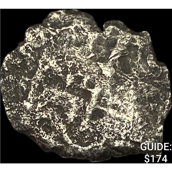 1500's-1600's Spanish Colonial Silver Cob NEARLY UNCIRCULATED