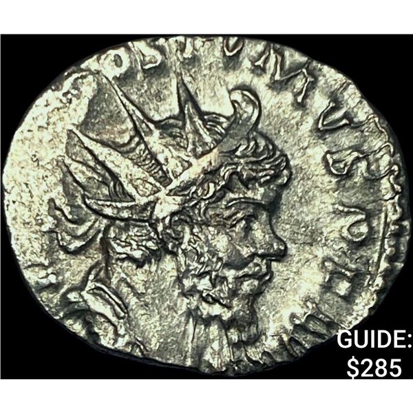 Roman Postumus 260-269 AD SIlver Dbl Denarius CHOICE AU