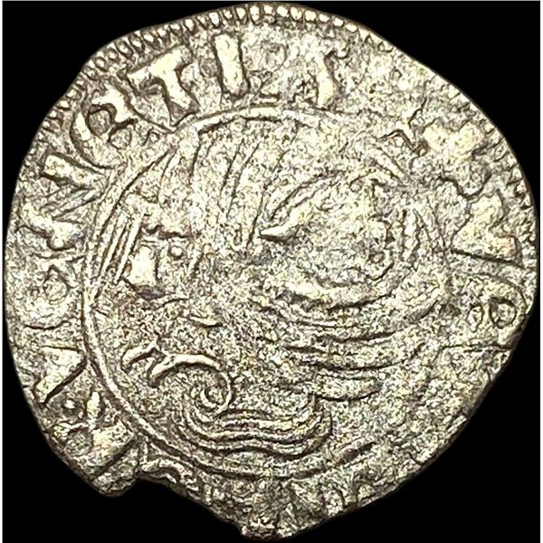 14th-15th Cent. Venetian Republic Silver Tornesello NEARLY UNCIRCULATED