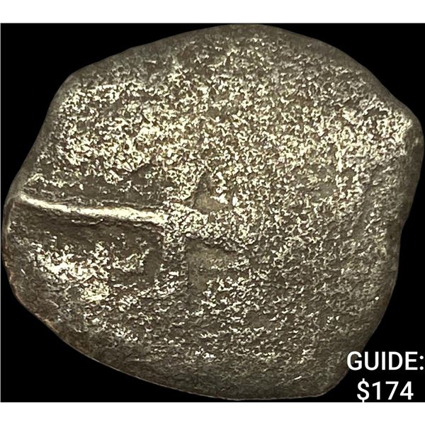 Spanish Colonial Silver Cob NEARLY UNCIRCULATED