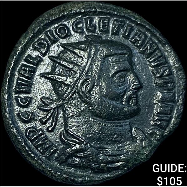 Roman Dioletian 284-305 AD BI Nummus CHOICE AU