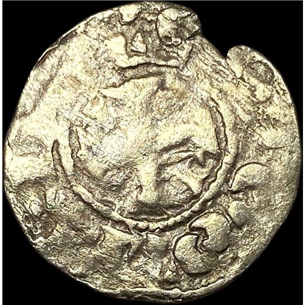 1100's Crusades France Anjou SIlver Denier NEARLY UNCIRCULATED