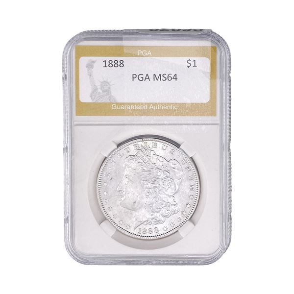 1888 Morgan Silver Dollar PGA MS64